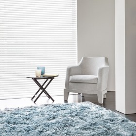 tapis shaggy bleu adore - ligne pure