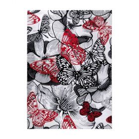 tapis multicolore butterfly kiss moderne wecon