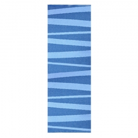 tapis de couloir zébré bleu aresofie sjostrom design