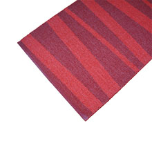 tapis de couloir design are zébré rouge sofie sjostrom