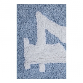 tapis enfant numeros bleu lorena canals