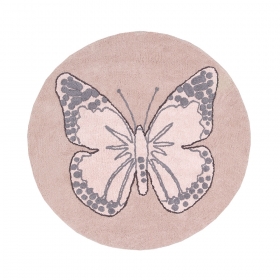 tapis enfant butterfly vintage nude lorena canals