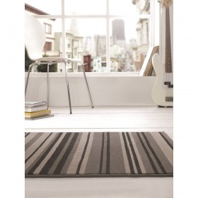 tapis flair rugs canterbury noir et gris