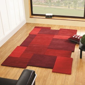 tapis flair rugs collage rouge