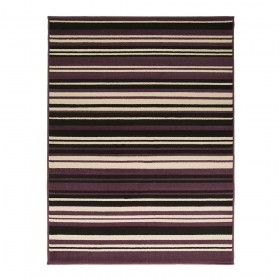 tapis flair rugs canterbury noir et violet