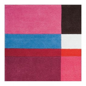 tapis love mutlicolore - ligne pure