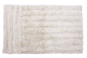 tapis en laine lavable dunes - mouton blanc l