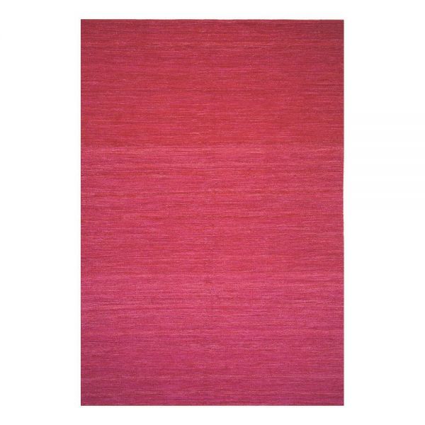 tapis moderne flatweave rouge - ligne pure