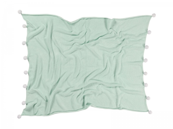 couverture bébé bubbly soft mint - lorena canals
