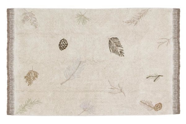 tapis lavable forêt de pins - l 170 x 240