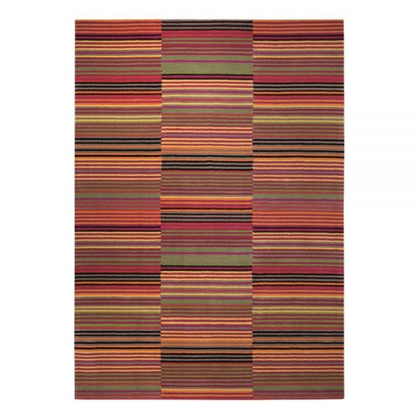 tapis moderne colorpop rouge - esprit