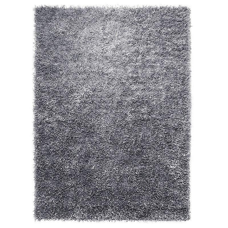 tapis shaggy gris cool glamour esprit home