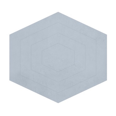 tapis enfant hexagone bleu 120x108 lilipinso