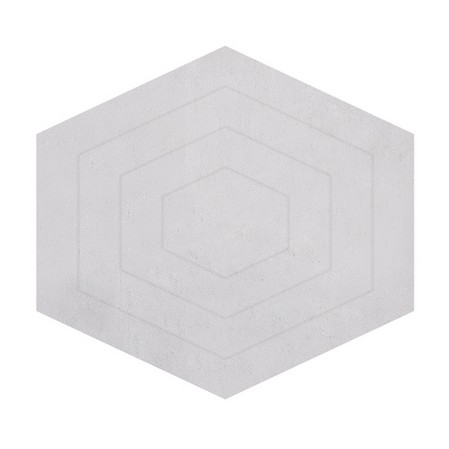 tapis enfant hexagone blanc 120x108 lilipinso