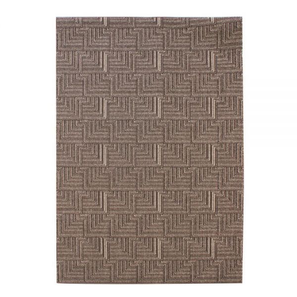 tapis moderne marron foncé pinnacle flair rugs