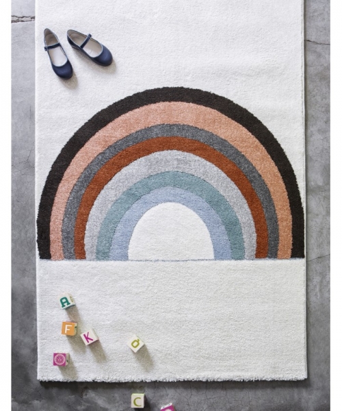 tapis enfant rainbow - art for kids