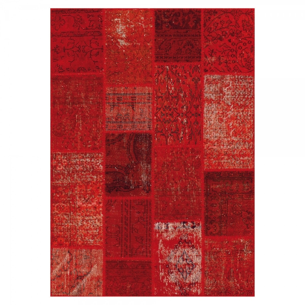 tapis up-cycle rouge - angelo