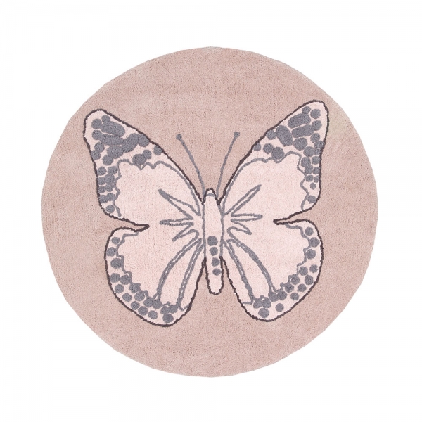 tapis enfant butterfly vintage nude lorena canals