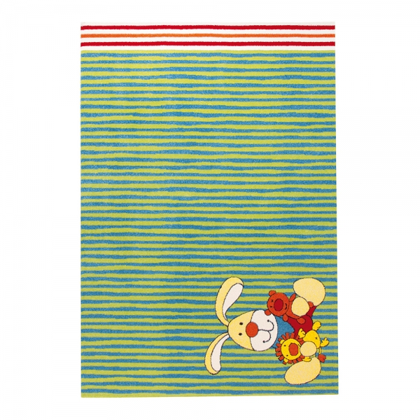 tapis enfant semmel bunny vert sigikid