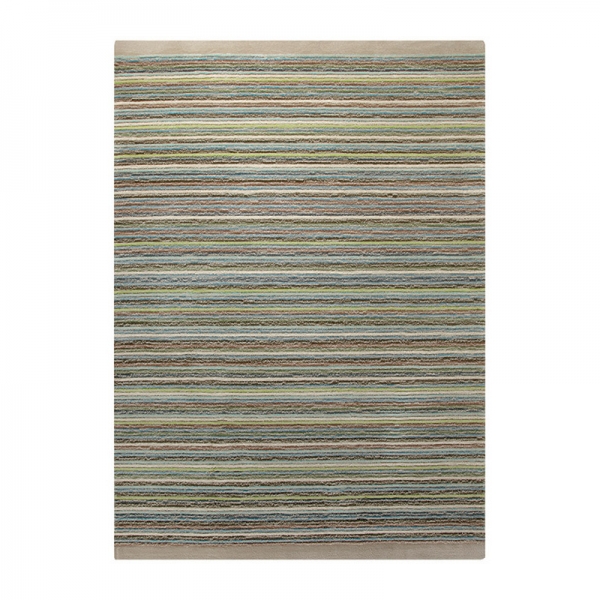 tapis moderne samba stripes vert - esprit home