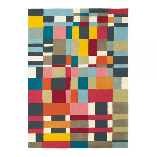 tapis estella domino multicolore - brink & campman