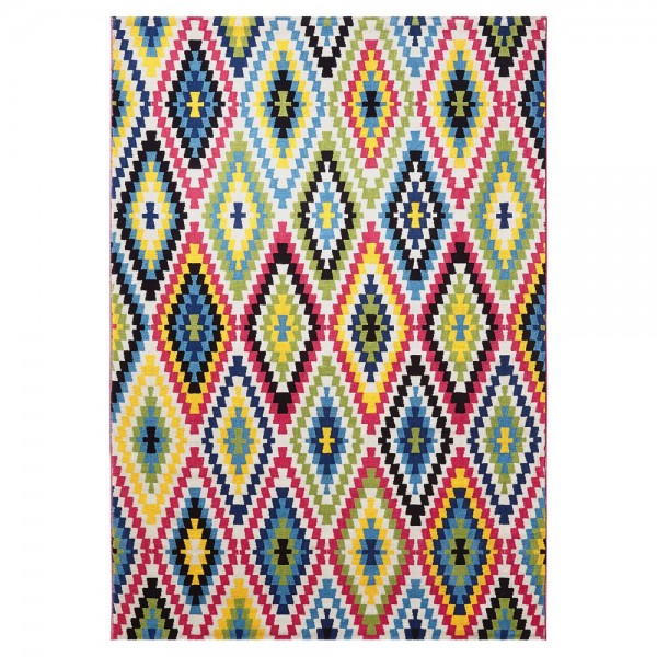 tapis fresh kilim esprit home multicolore