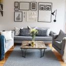Tapis moderne Flip noir Sofie Sjöström
