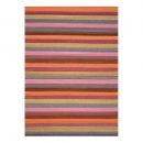 tapis moderne flatweave rouge - ligne pure