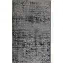 tapis velvet grid gris - esprit