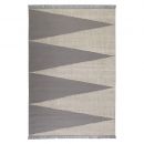 tapis carpets & co. moderne smart triangle gris et blanc