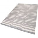 Tapis Carpets & CO. moderne SKID MARKS gris et blanc