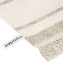 Tapis Carpets & CO. moderne SKID MARKS beige et blanc