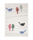 Tapis enfant Petits Oiseaux Multicolore - ART FOR KIDS