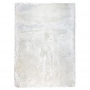 tapis shaggy adore ligne pure blanc tissé main