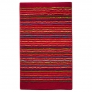 tapis de bain esprit home cool stripes rouge