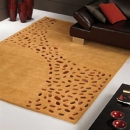 tapis loxton ocre - carving
