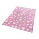Tapis moderne rose Jeans Star Wecon