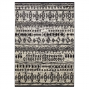 tapis noir et blanc esprit home contemporary kelim