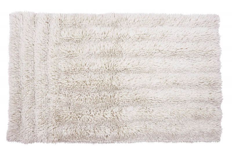 Tapis en laine lavable dunes - mouton blanc s 80 x 140