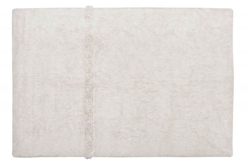 Tapis en laine lavable dunes - mouton blanc s 80 x 140