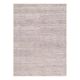 tapis moderne ligne pure viscose gris uni