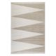 tapis carpets & co. moderne smart triangle beige et blanc