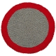 tapis enfant boules de laine neomix rouge lilipinso